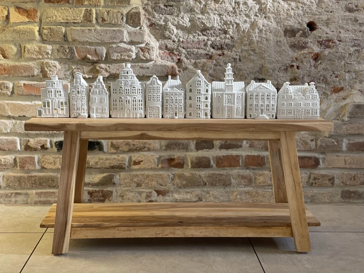 Theelichthouder Grachtenpand - Elegante Waxinelichthouder - Handgemaakt in Nederland - Afbeelding 4