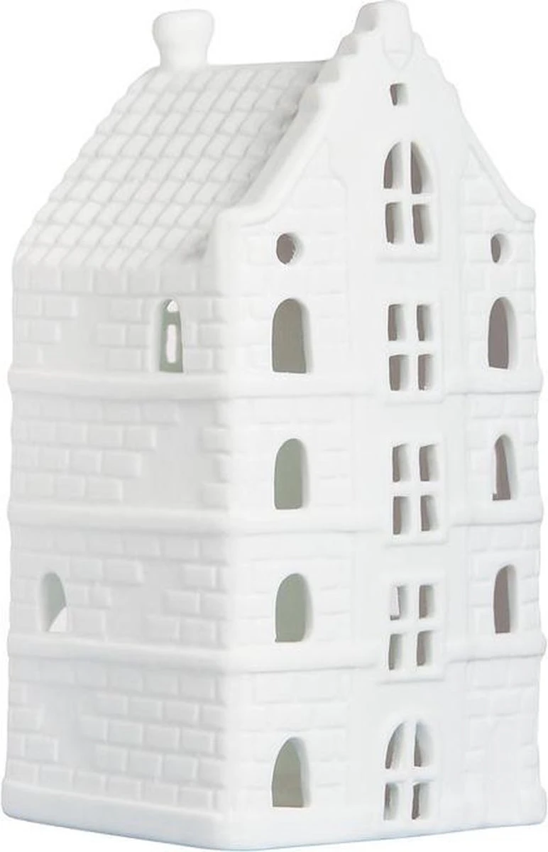 Theelichthouder Grachtenpand - Elegante Waxinelichthouder - Handgemaakt in Nederland