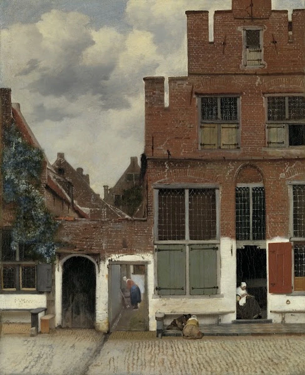 Waxinelichthouder - Vermeer - 14 Cm - Het Straatje Van Vermeer - Afbeelding 11
