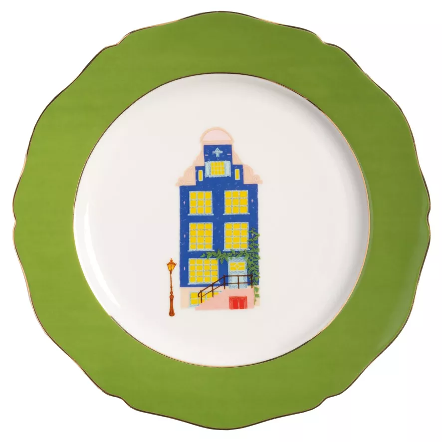 & klevering Canal House Dinerbord Ø21 Set Van 4 - Elegant Tafelaccessoires voor Elke Gelegenheid - Afbeelding 8