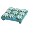 & klevering Candy Tic-Tac-Toe Spel Blauw - Leuk en Educatief Woonaccessoire