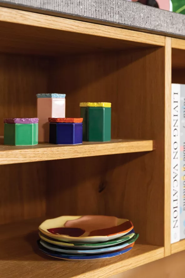 & klevering Chunky Ontbijtbord Ø17 Set Van 4 - Stijlvolle Tafelaccessoires - Afbeelding 4