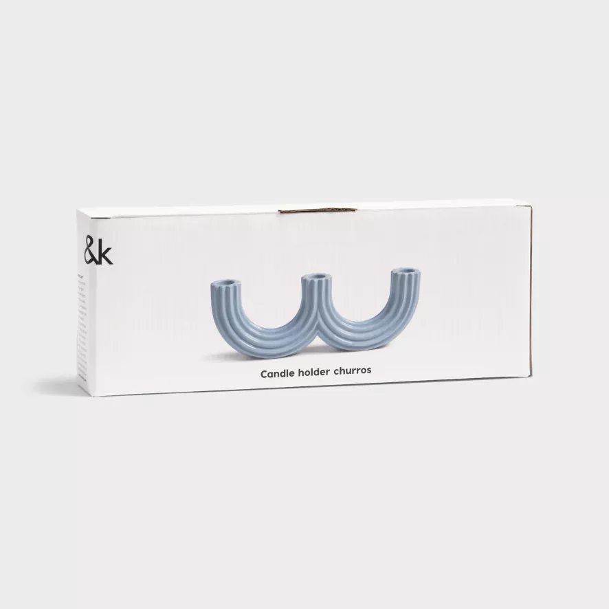 & klevering Churros Kandelaar Small - Stijlvol Woonaccessoire - Afbeelding 4