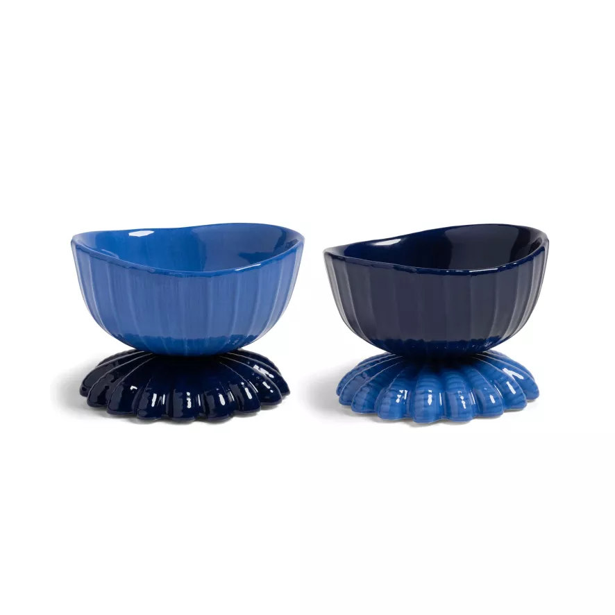& klevering Clam Kom Ø11 Set Van 2 Blauw | Keukenaccessoires