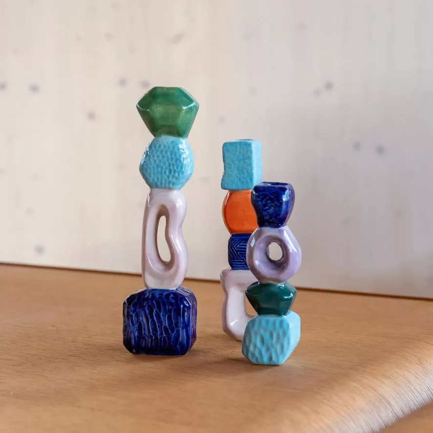 & klevering Crafty Kandelaar Medium - Unieke Woonaccessoires voor Stijlvolle Interieurs - Afbeelding 3