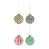 & klevering Dash Kerstballen Set Van 4 - Stijlvolle Woonaccessoires voor de Feestdagen