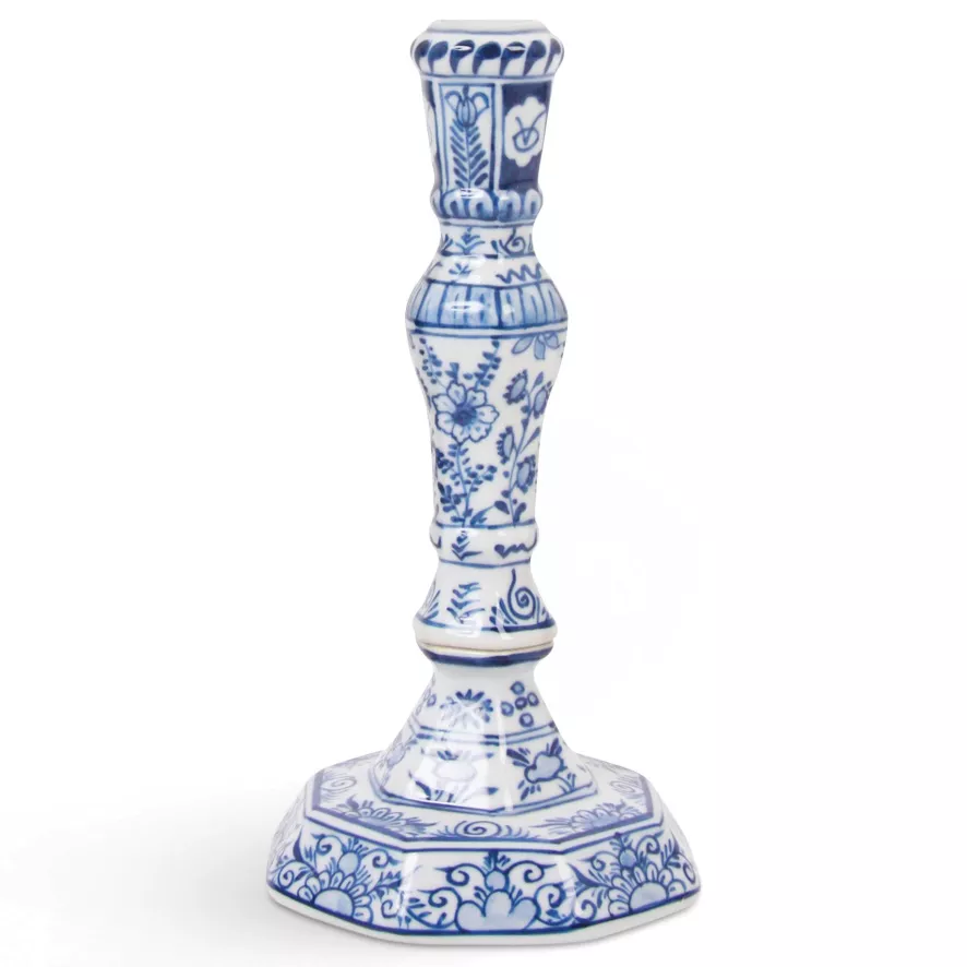 & klevering Delftware Kandelaar - Unieke Woonaccessoire