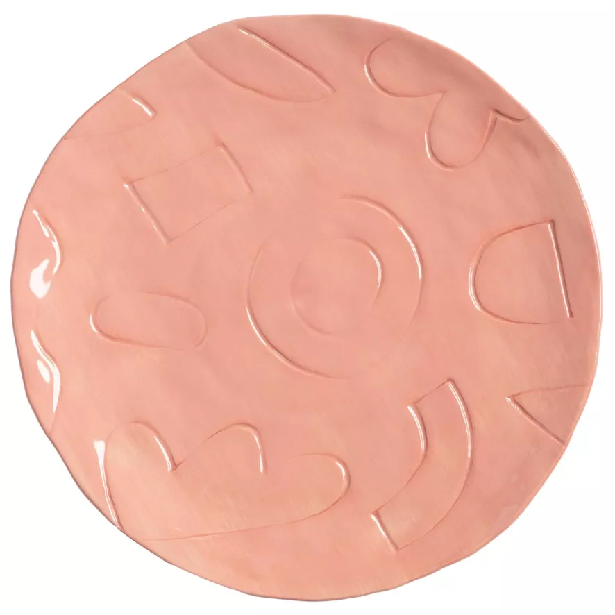 & klevering Etch Dinerbord Ø21,5 Set Van 4 - Stijlvolle Tafelaccessoires - Afbeelding 5