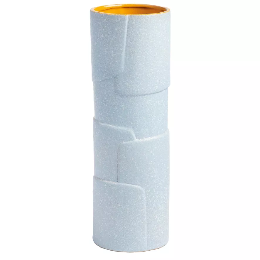 & klevering Flake Vaas Large Blauw - Grote Sierlijke Vaas voor Woonaccessoires - Afbeelding 3