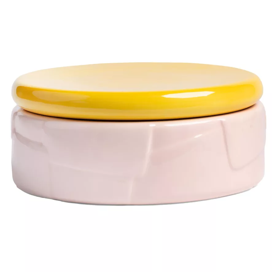 & klevering Flake Voorraadpot Ø22x5 X 9,5 Roze - Stijlvol Keukenaccessoire - Afbeelding 4