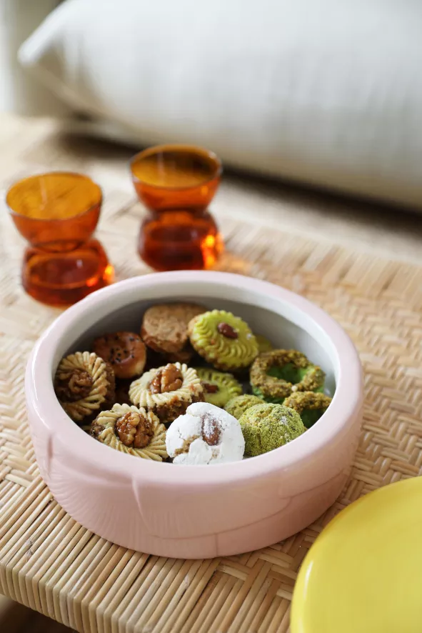 & klevering Flake Voorraadpot Ø22x5 X 9,5 Roze - Stijlvol Keukenaccessoire - Afbeelding 5