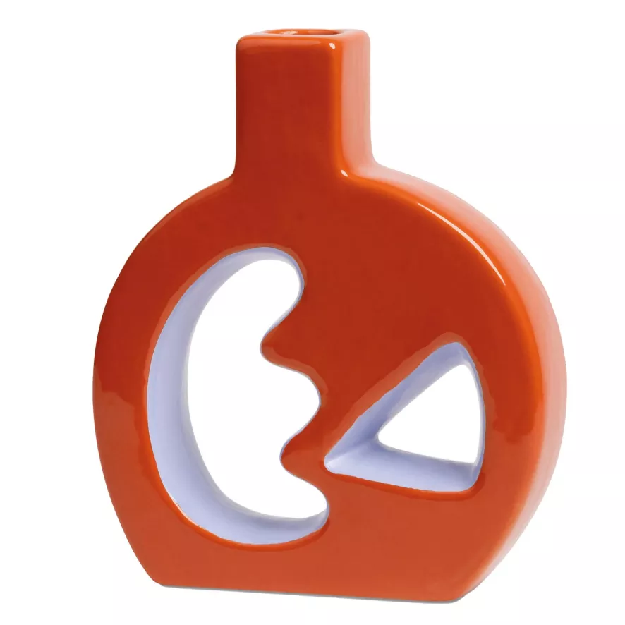 & klevering Flush Kandelaar Rood - Moderne Woonaccessoire - Afbeelding 2