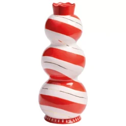 & klevering Jolly Kandelaar Large Rood - Woonaccessoires voor een Feestelijke Sfeer