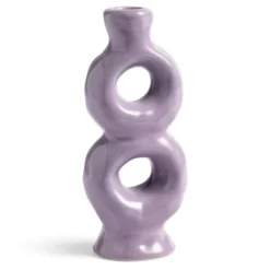 & klevering Loop Kandelaar Small Paars - Stijlvolle Woonaccessoire