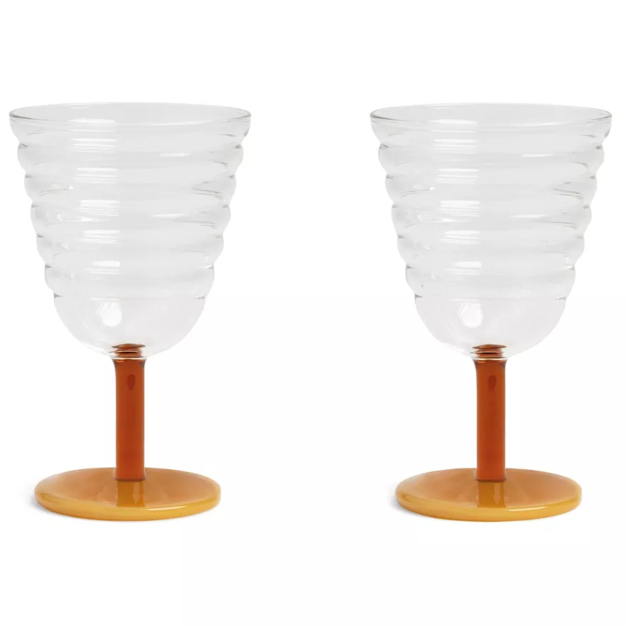 & klevering Mingle Glazen Set Van 2 - Oranje - Tafelaccessoires - Afbeelding 8