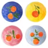& klevering Orange Gebaksbordje Ø16 Set Van 4 - Stijlvolle Tafelaccessoires