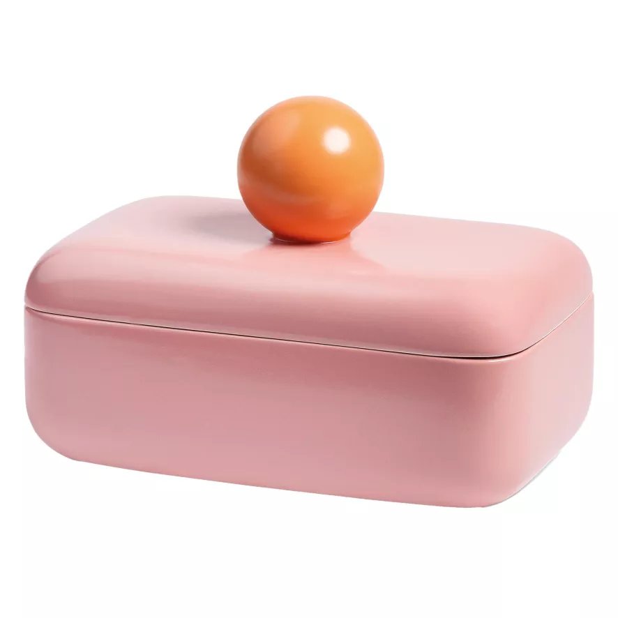 & klevering Orb Opberger Large Roze - Stijlvolle Woonaccessoire voor Organisatie - Afbeelding 2