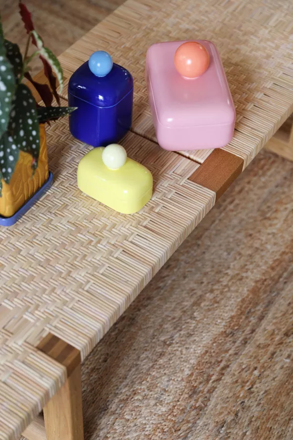 & klevering Orb Opberger Large Roze - Stijlvolle Woonaccessoire voor Organisatie - Afbeelding 3