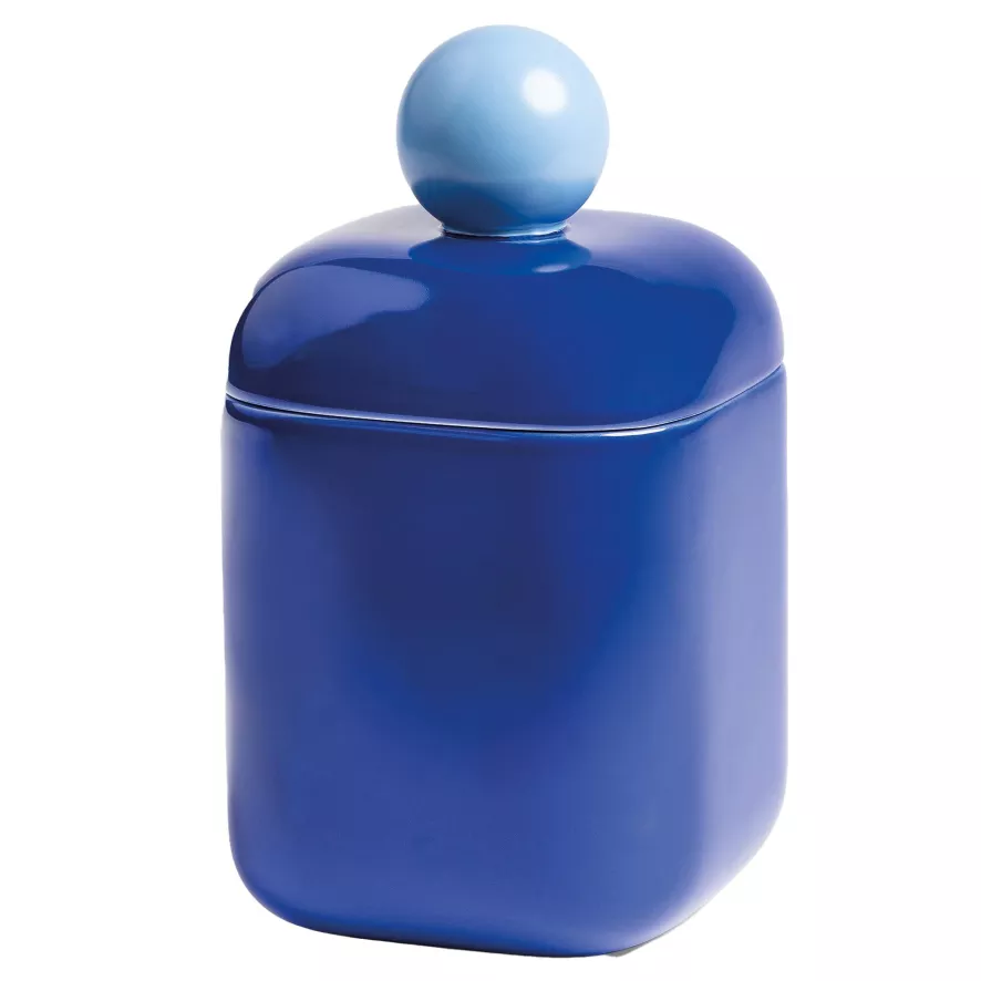 & klevering Orb Opberger Medium Blauw - Moderne Woonaccessoire