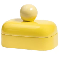 & klevering Orb Opberger Small Geel - Stijlvolle Woonaccessoire