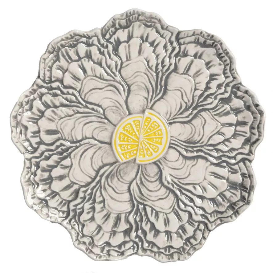 & klevering Oyster Dinerbord Ø23 - Stijlvol Tafelaccessoire - Afbeelding 2