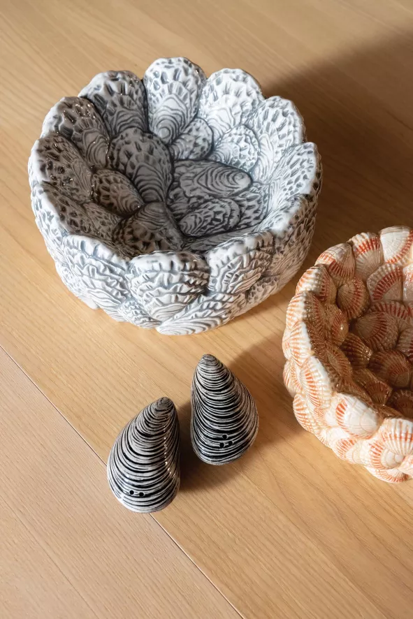 & klevering Mussel Peper- en Zoutmolen - Stijlvolle Tafelaccessoire - Afbeelding 7