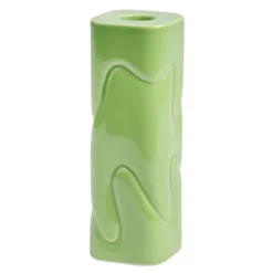 & klevering Puffy Kandelaar Medium Groen | Stijlvol Woonaccessoire