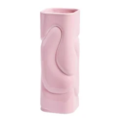 & klevering Puffy Vaas Extra Large Roze - Stijlvol Woonaccessoire voor Elke Ruimte
