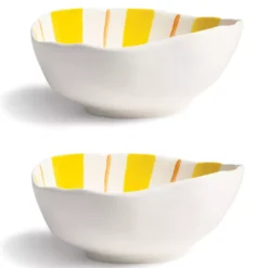 & klevering Ray Kom 13x16,5 Set Van 2 Geel - Hoogwaardige Keukenaccessoires