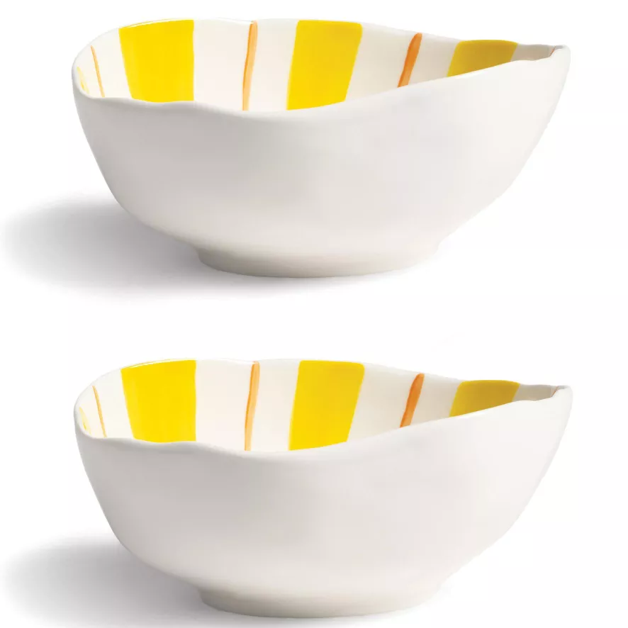 & klevering Ray Kom 13x16,5 Set Van 2 Geel - Hoogwaardige Keukenaccessoires