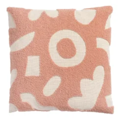 & klevering Sketch Kussen 40x40 Roze - Stijlvol Woonaccessoire