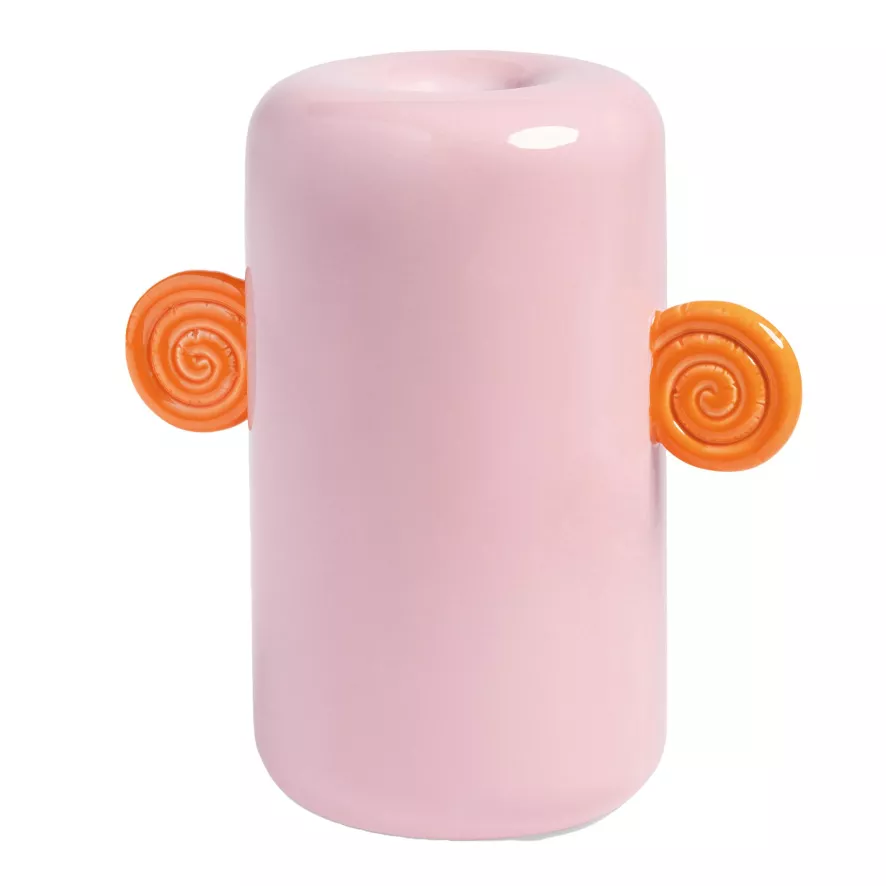 & klevering Snail Vaas Large Roze - Unieke Woonaccessoire - Afbeelding 4