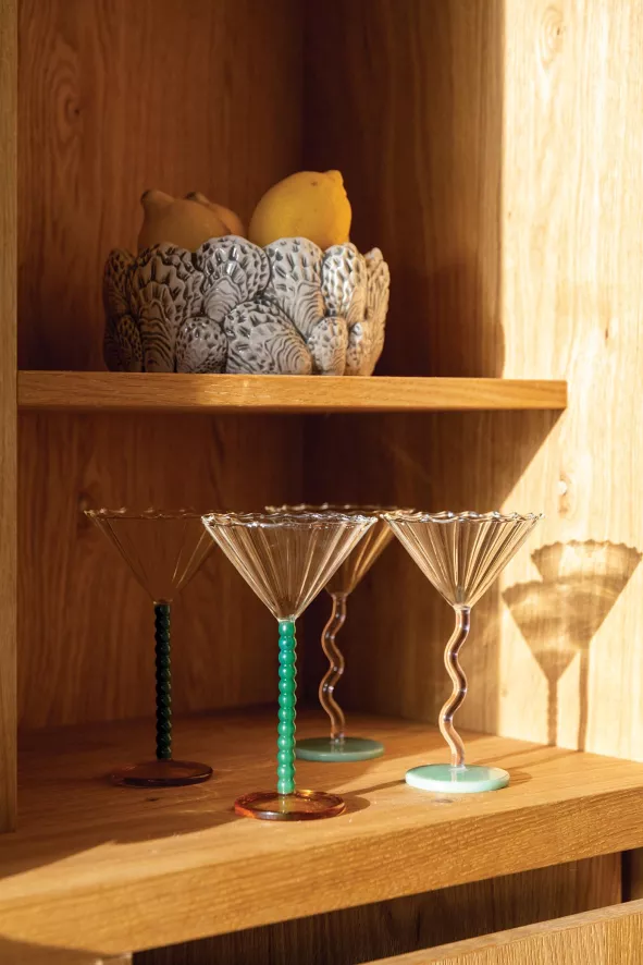 & klevering Curve Coupe Champagneglazen Set Van 2 - Luxe Tafelaccessoires - Afbeelding 4