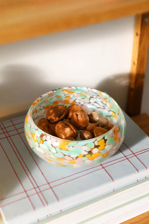 & klevering Stipple Kom Ø16,5 Set Van 2 Oranje - Keukenaccessoires - Afbeelding 2