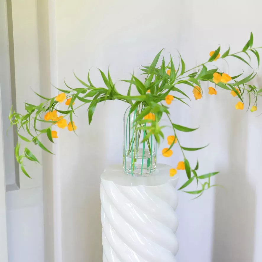 & klevering Sweep Vaas Transparant - Stijlvolle Woonaccessoire - Afbeelding 3