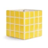 & klevering Tile Bloempot 14x14 Geel - Moderne Woonaccessoire