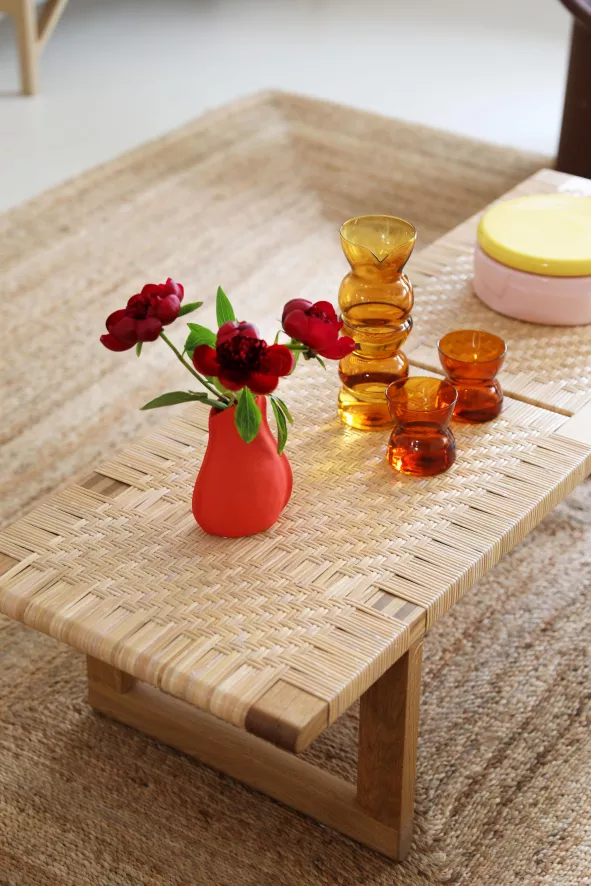 & klevering Totem Karaf Oranje - Stijlvolle Tafelaccessoires voor Elk Moment - Afbeelding 8