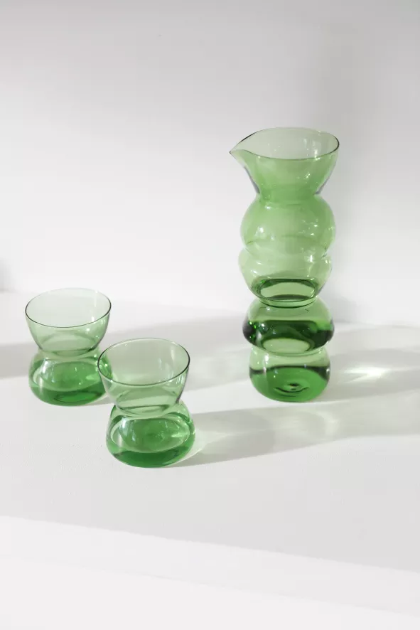 & klevering Totem Karaf Groen - Duurzame Tafelaccessoires - Afbeelding 9