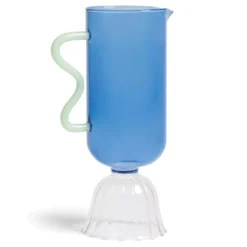 & klevering Tulip Karaf 0,7L Blauw - Stijlvolle Tafelaccessoire