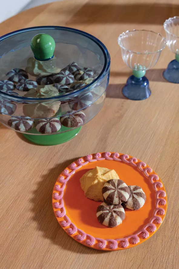 & Klevering Tulip Wijnglazen Set Van 2 - Blauw | Elegante Tafelaccessoires - Afbeelding 7