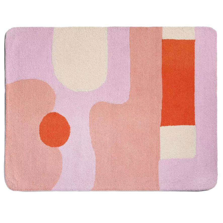 & klevering Wispy Vloerkleed 115x150 Roze - Zacht en Stijlvol Tapijt voor Elke Ruimte - Afbeelding 2